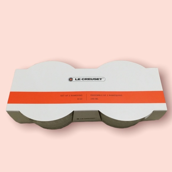 Le Creuset Stoneware Ramekins Set of 2 (White) - Picture 1 of 3